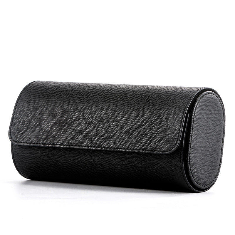 Luxury Leather Triple Watch Holder