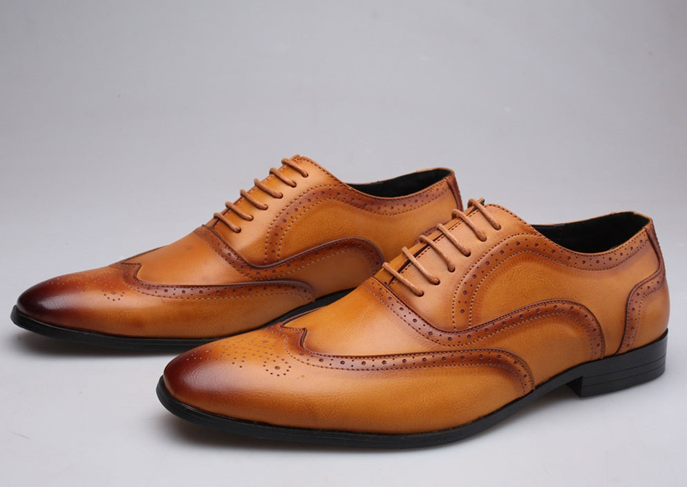 Premium Business Leather Oxford Brogues