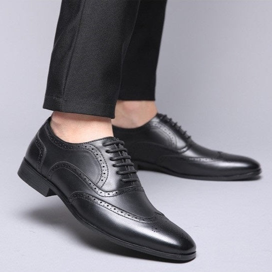 Premium Business Leather Oxford Brogues