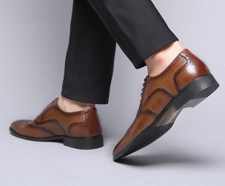 Premium Business Leather Oxford Brogues