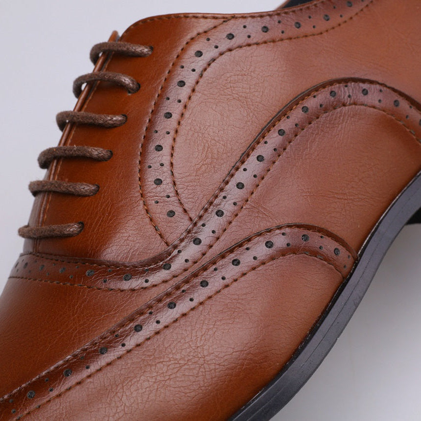 Premium Business Leather Oxford Brogues
