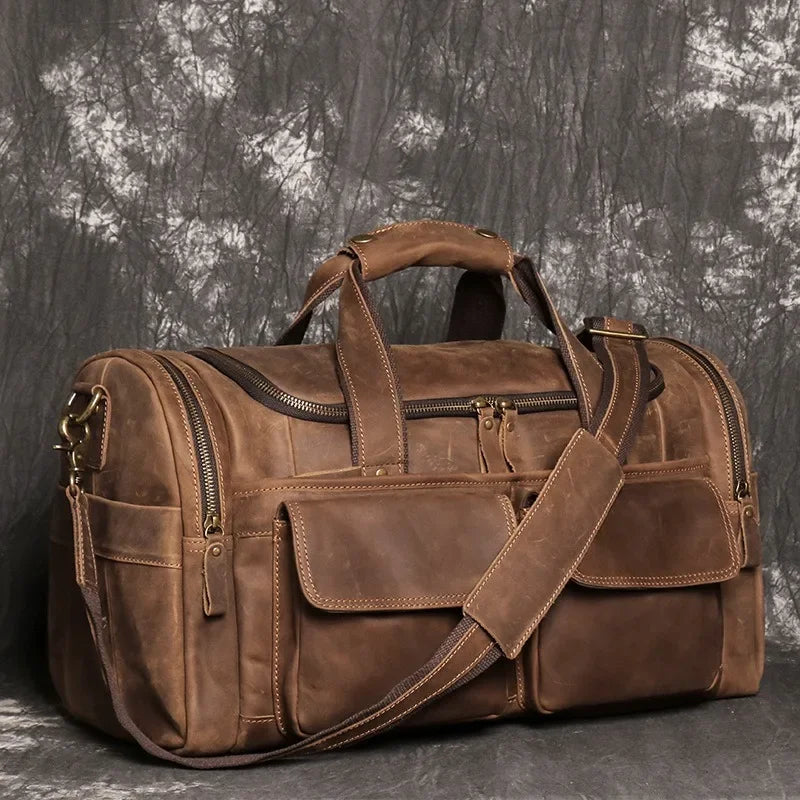 Grand Explorer Leather Duffel