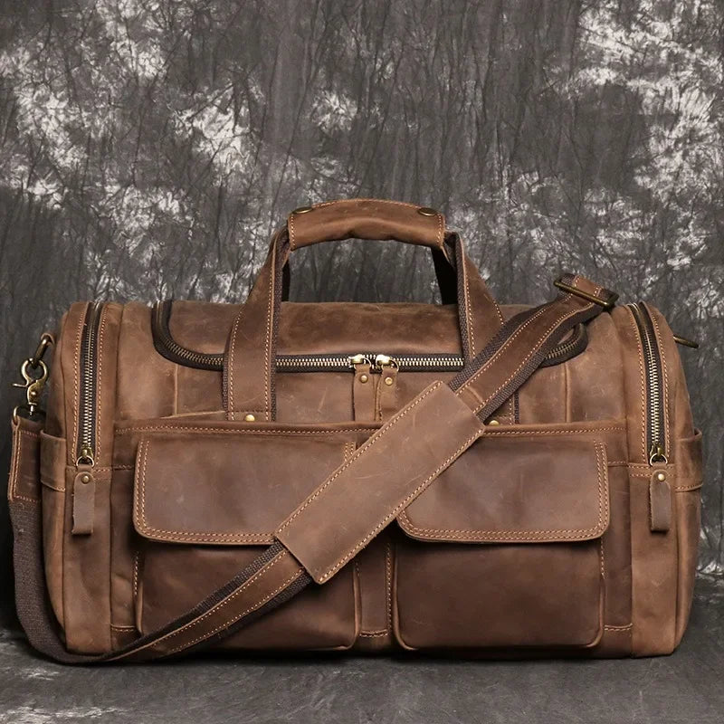 Grand Explorer Leather Duffel