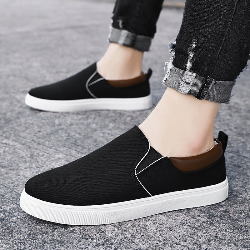 Smart-Casual Elastic Slip-Ons Sneakers