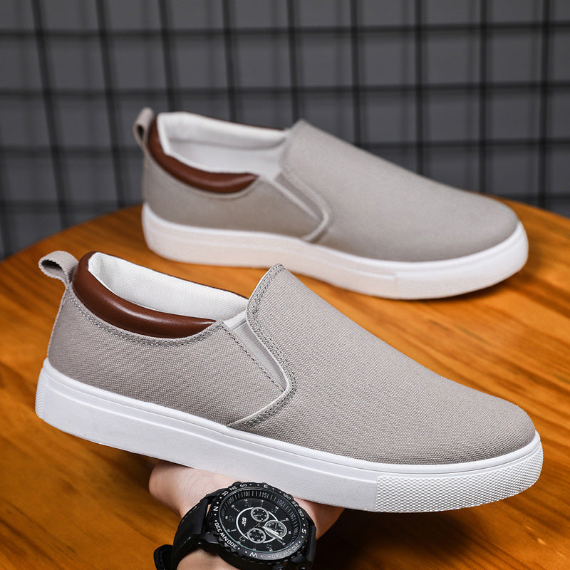 Smart-Casual Elastic Slip-Ons Sneakers