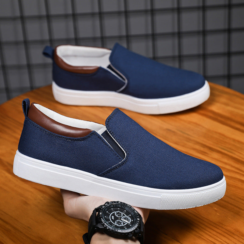 Smart-Casual Elastic Slip-Ons Sneakers