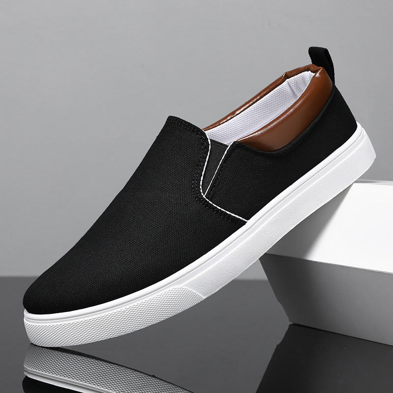Smart-Casual Elastic Slip-Ons Sneakers