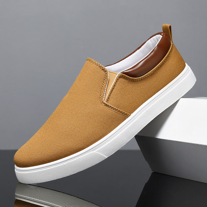 Smart-Casual Elastic Slip-Ons Sneakers