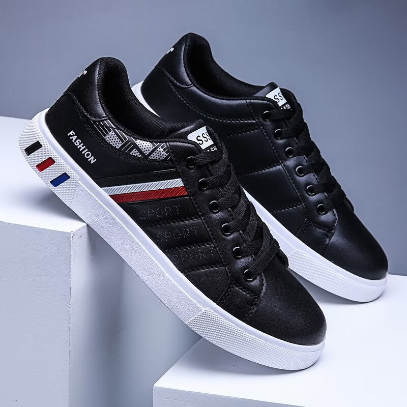 Sporty Leather Sneakers