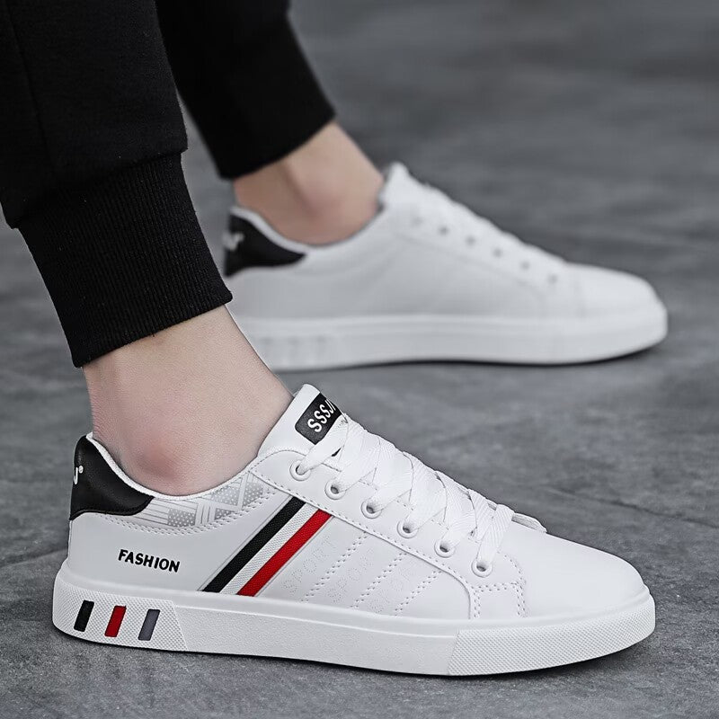 Sporty Leather Sneakers