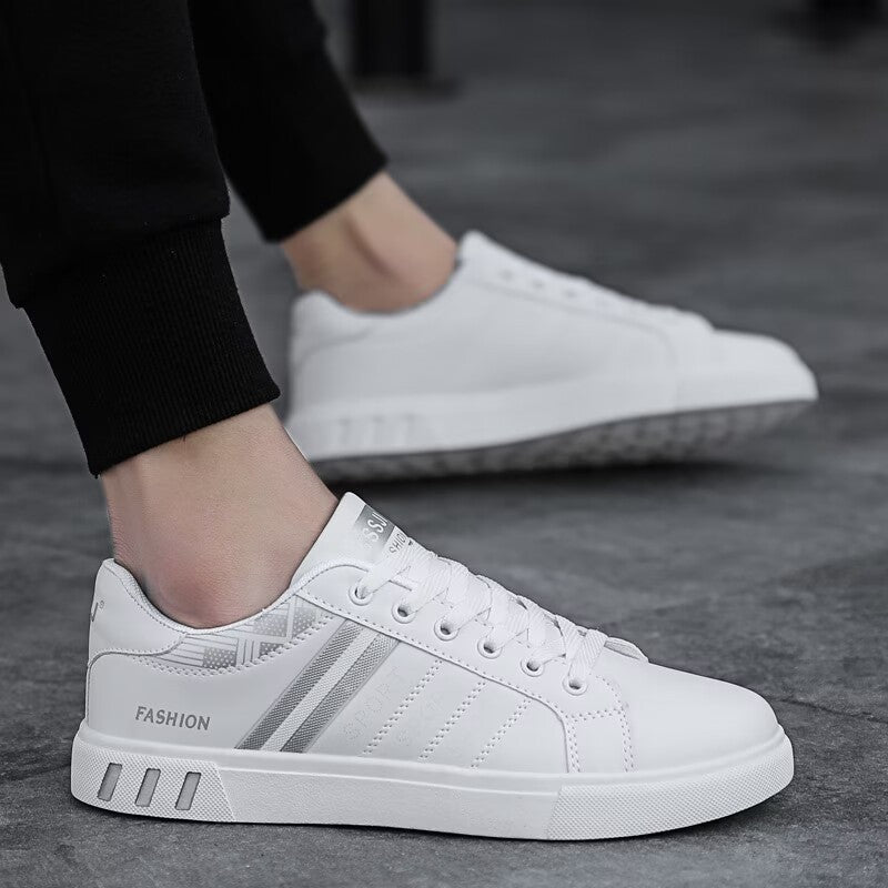 Sporty Leather Sneakers