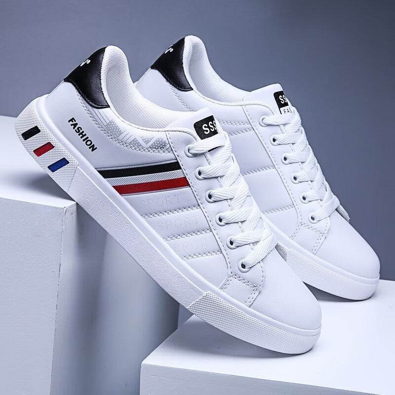Sporty Leather Sneakers