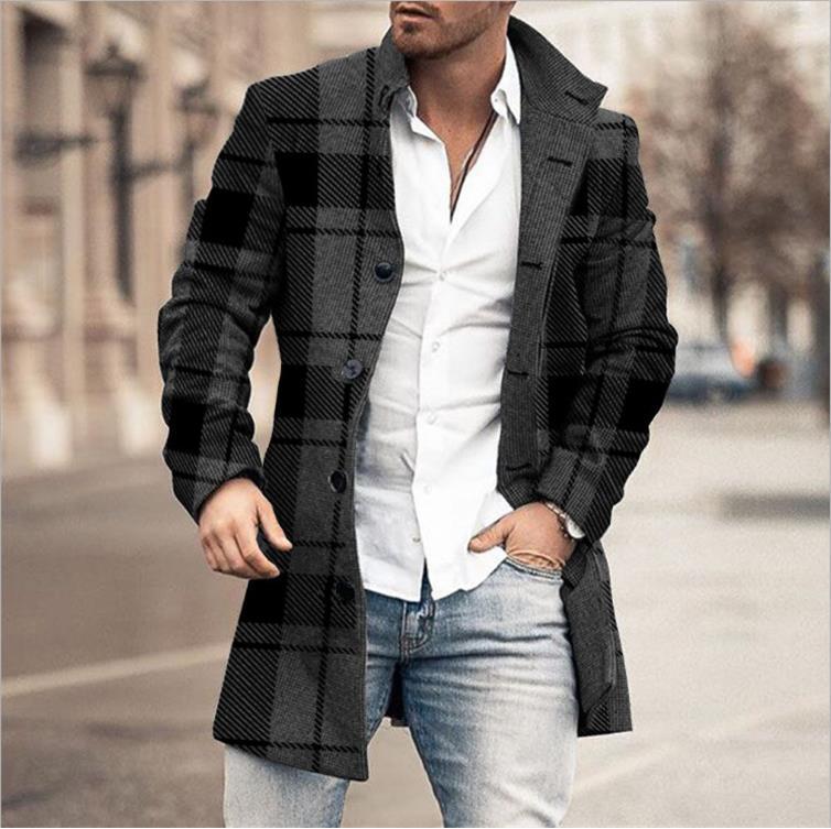 Modern Slim Fit Overcoat