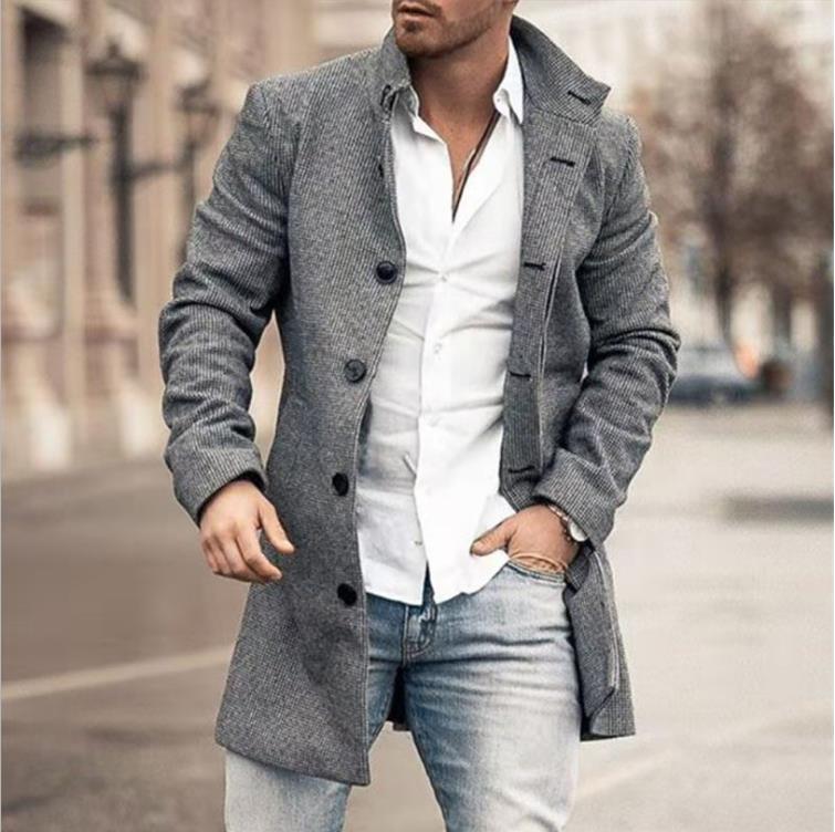 Modern Slim Fit Overcoat