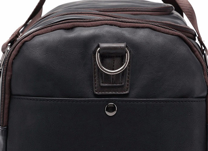 Traveler Sport Leather Duffle Bag