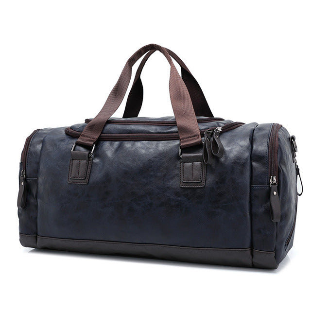 Traveler Sport Leather Duffle Bag