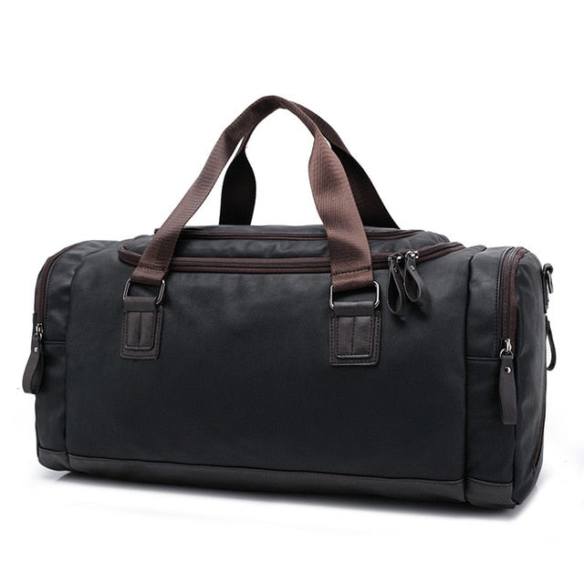 Traveler Sport Leather Duffle Bag