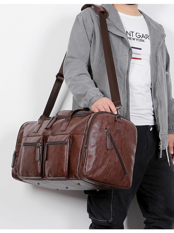 Premium Leather Travel Bag